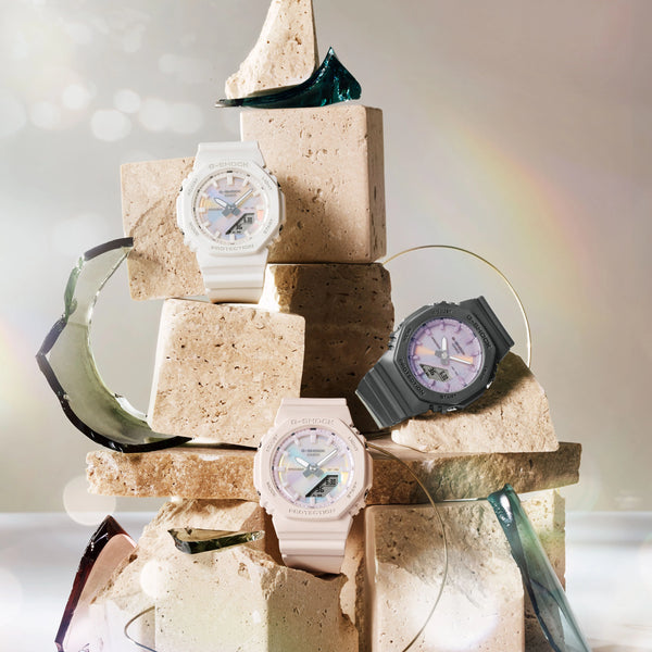 CASIO G-SHOCK Women's Resin/Dark Grey, Purple | GMA-P2100PC-1AER