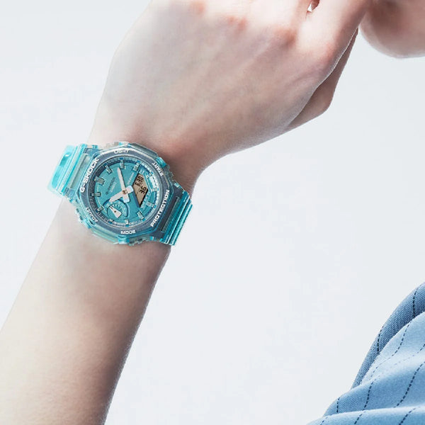 Casio Unisex Blue Carbon/Resin Watch | Gma-S2100sk-2aer