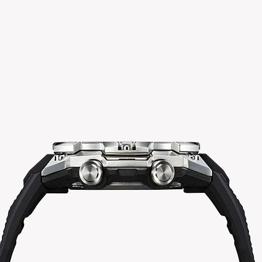 Casio G-Shock Men's Silver & Black Watch, Resin & Stainless Steel | Gst-B400-1aer