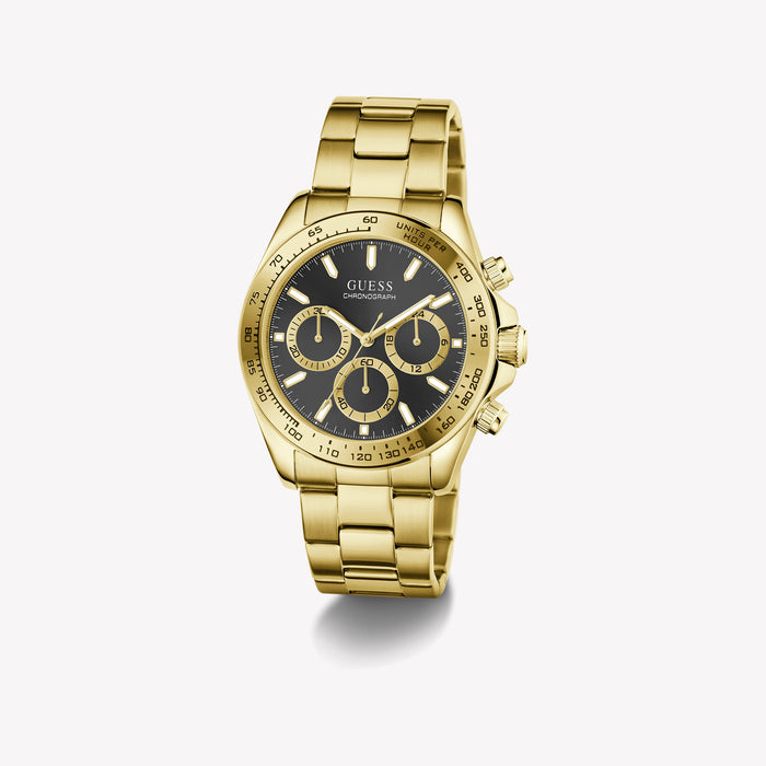 Guess Men's Gold-Tone Stainless Steel Watch GW1058G2