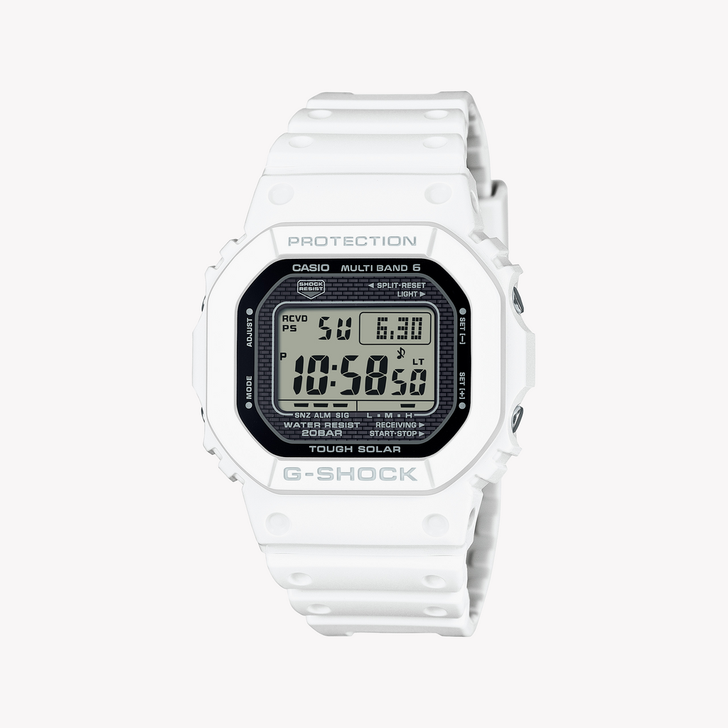 Casio Men's White Stainless Steel Watch | Gw-5000hs-7er