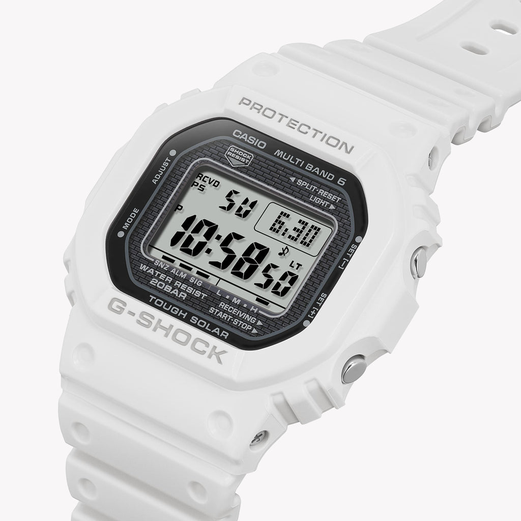 Casio Men's White Stainless Steel Watch | Gw-5000hs-7er