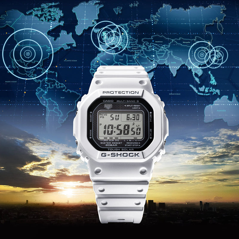 Casio Men's White Stainless Steel Watch | Gw-5000hs-7er by i-watch