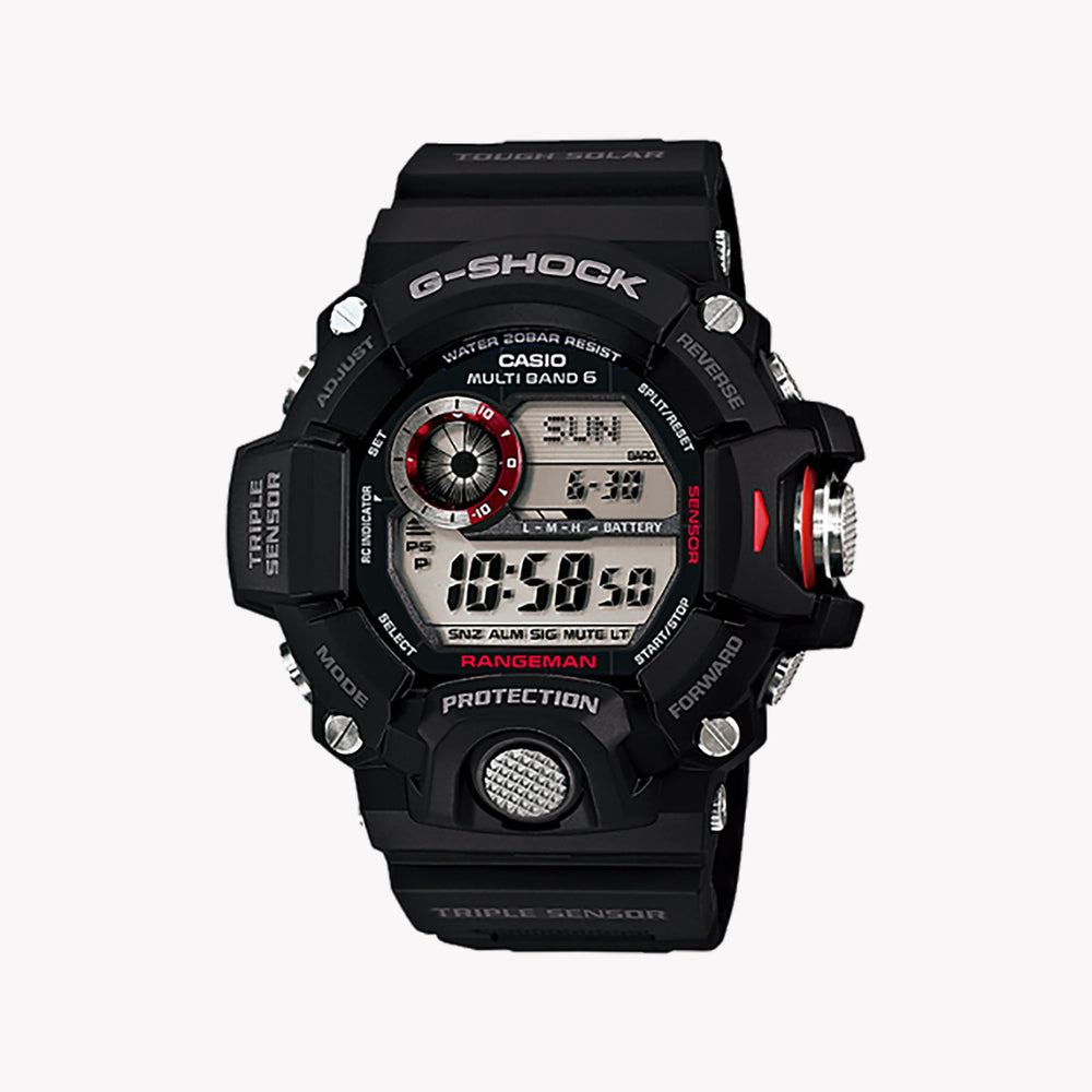 CASIO Men's Black Resin Watch | GW-9400-1ER by i-watch