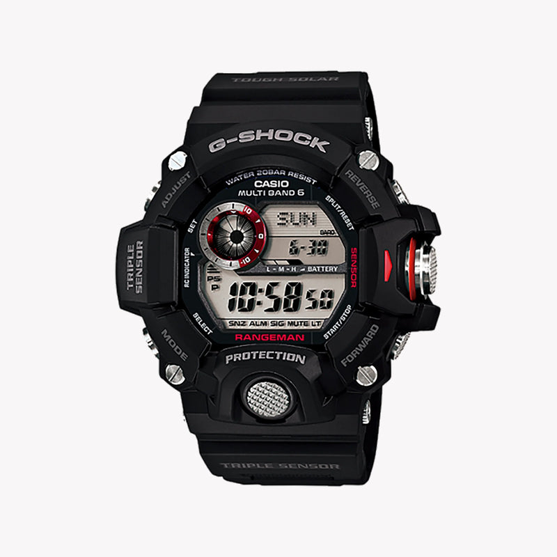 CASIO Men's Black Resin Watch | GW-9400-1ER by i-watch