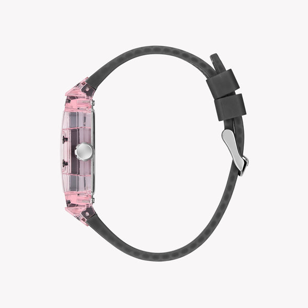 GUESS Men's Pink/Black Silicone Watch | GW0032G3 by i-watch