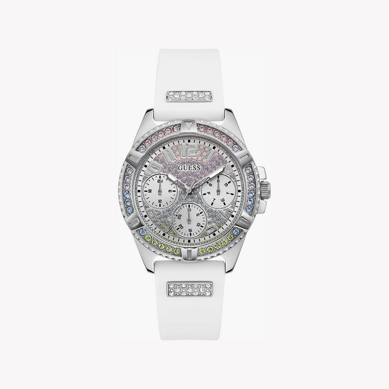 Guess Women's Silver/White, Multicolor | Gw0045l1 by i-watch