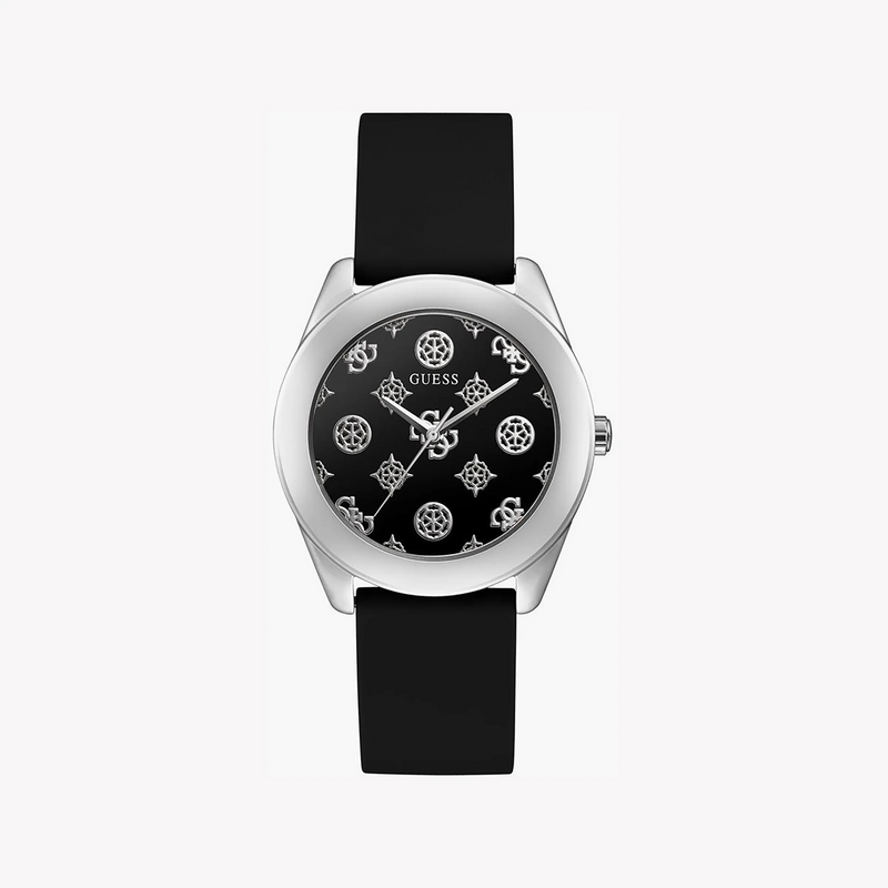 Guess Women's Silver/Black Watch | Model Gw0107l1 by i-watch