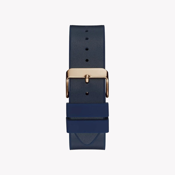 Guess Men's Rose Gold/Dark Blue Watch | Gw0202g4 by i-watch