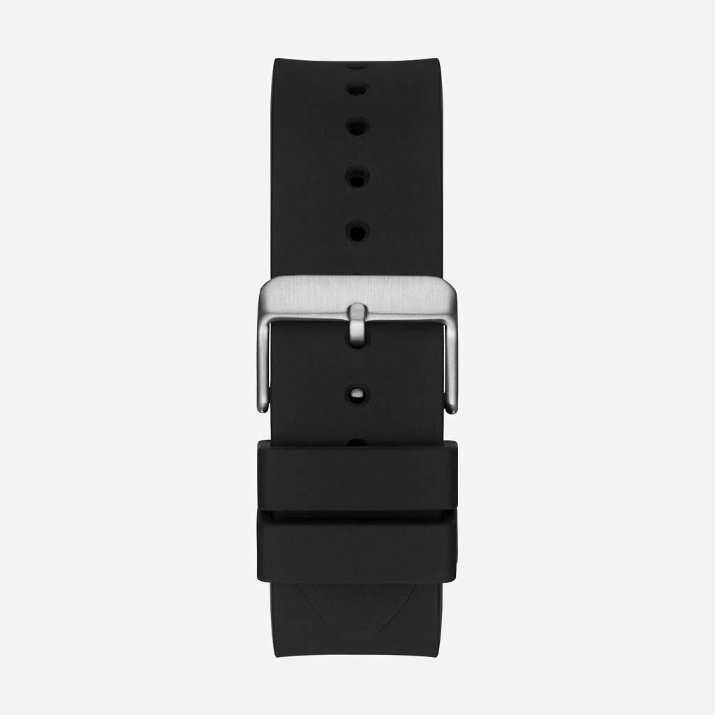 Guess Men's Black Silicone, Multicolor Dial | Gw0203g3