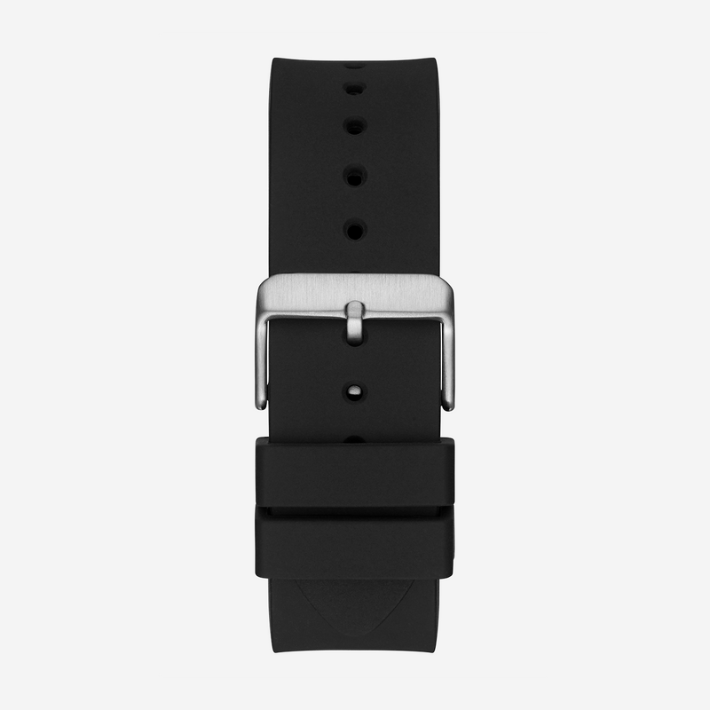 Guess Men's Black Silicone, Multicolor Dial | Gw0203g3 by i-watch