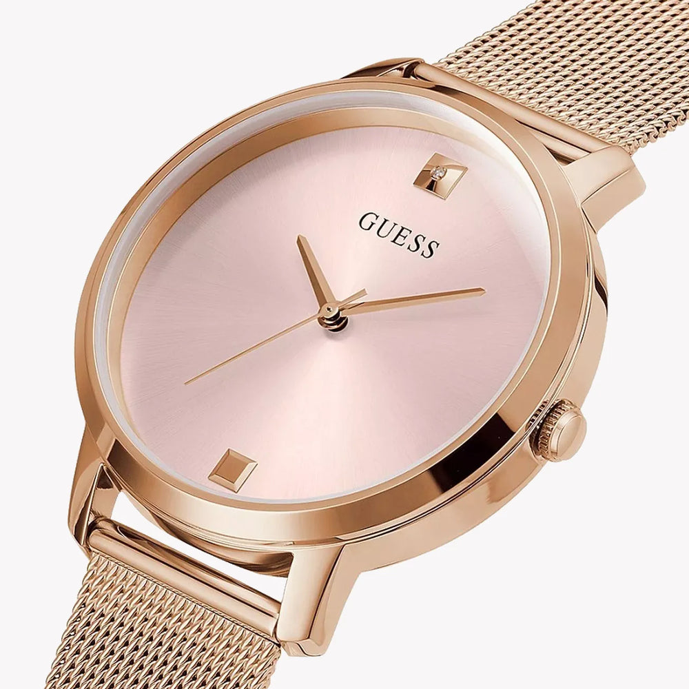Guess Women's Rose Gold Quartz Watch | Gw0243l3 by i-watch