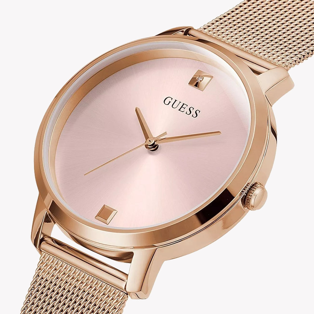 Guess Women's Rose Gold Quartz Watch | Gw0243l3