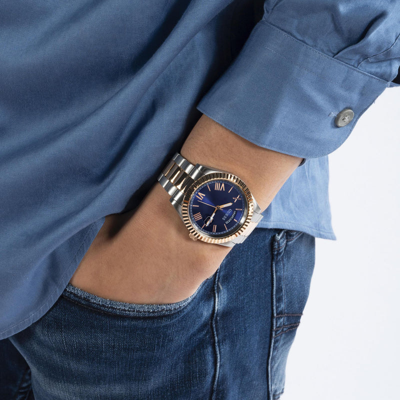 Guess Men's Watch Connoisseur Stainless Steel Bicolour