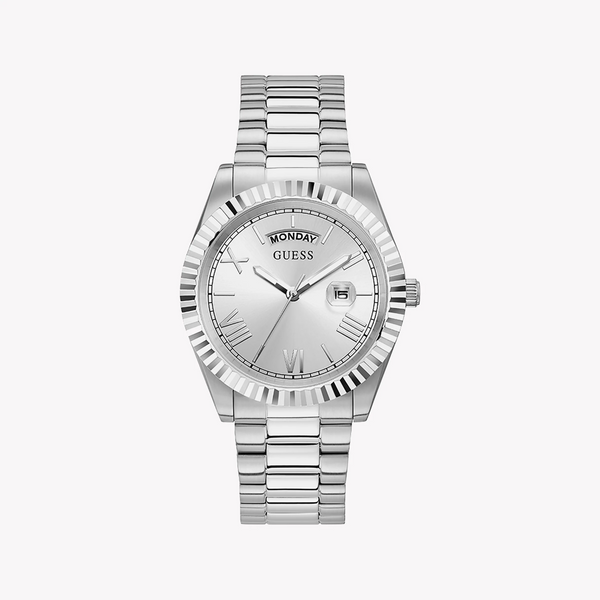 Guess Men's Silver Stainless Steel Watch | Gw0265g6 by i-watch