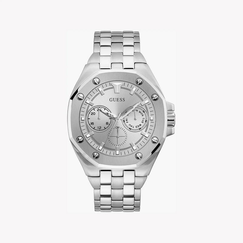 Guess Men's Silver Stainless Steel Watch | Gw0278g1 by i-watch