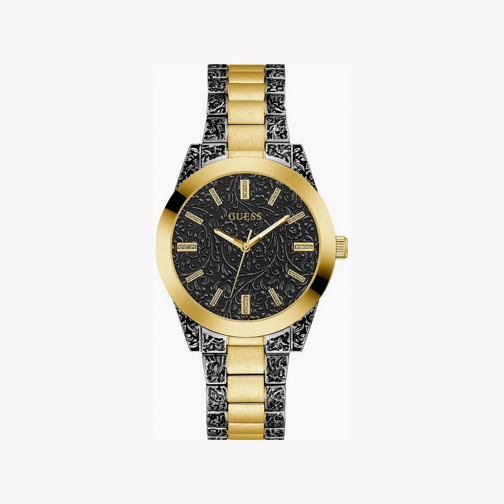 Guess Women's Gold/Black Stainless Watch | Gw0303l1 by i-watch