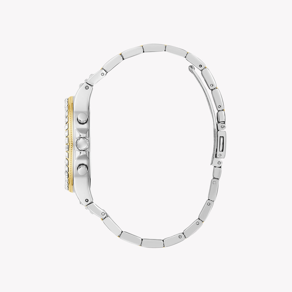 GUESS Women's Silver & Gold Stainless Steel Watch | GW0320L7