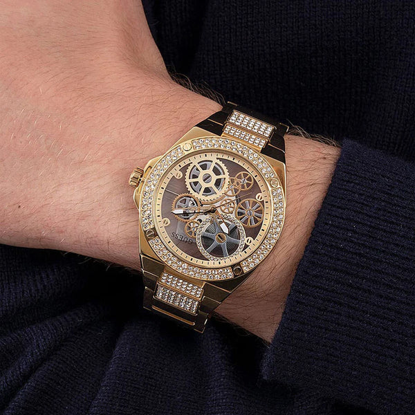 Guess Men's Gold Tone Stainless Steel Watch | Gw0323g2 by i-watch