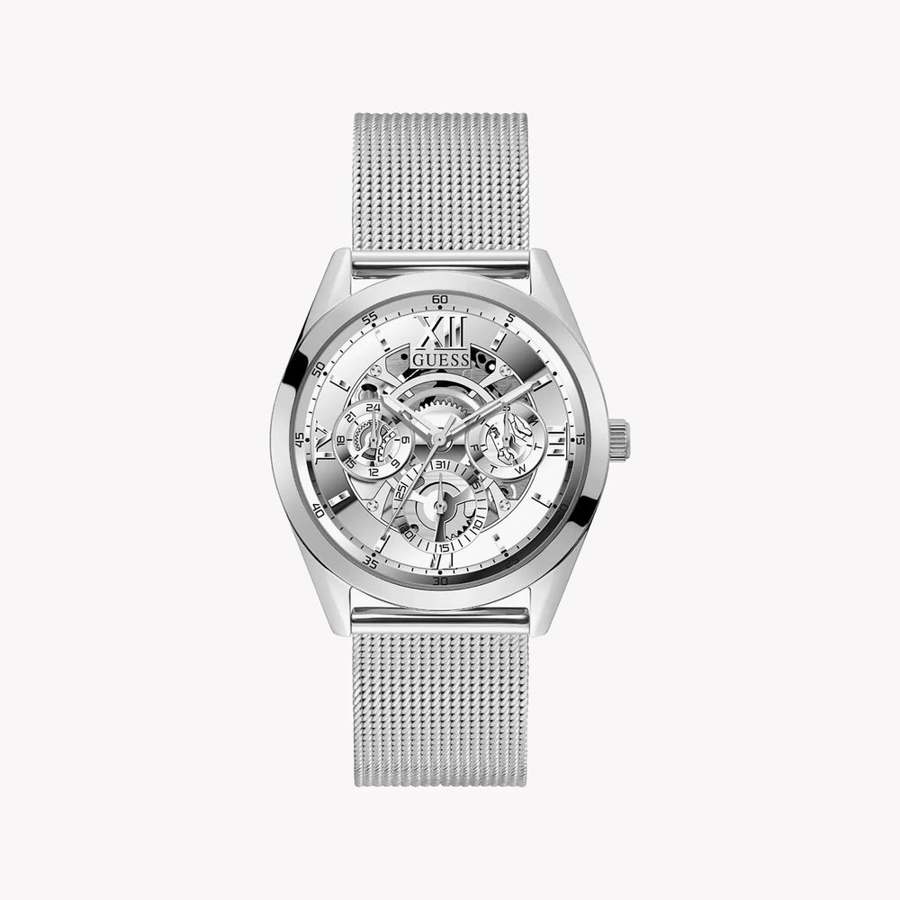 Guess Watches Women's Silver Stainless Steel, Silver Dial | Gw0368g1 by i-watch