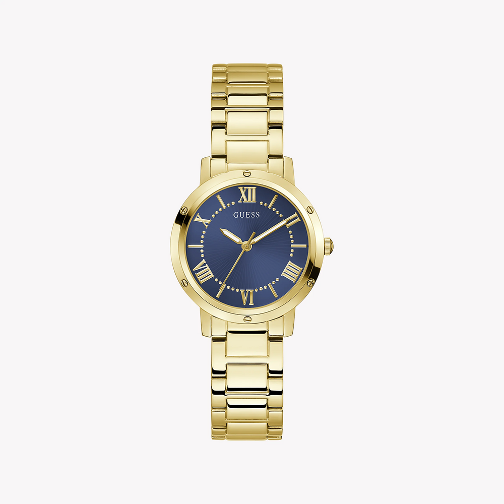 Guess Women's Gold/Blue Watch | Gw0404l4 by i-watch