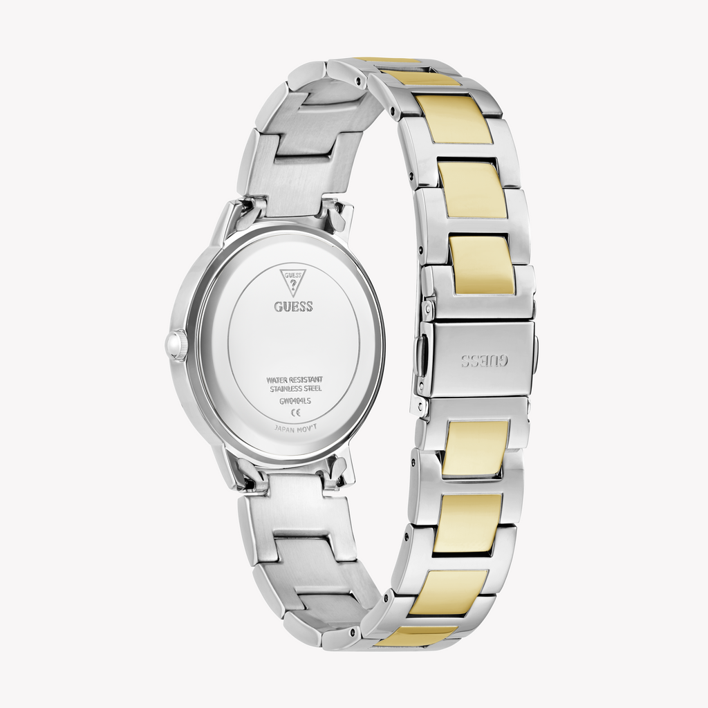 Guess Women's Silver/Gold, Green | Gw0404l5 Watch