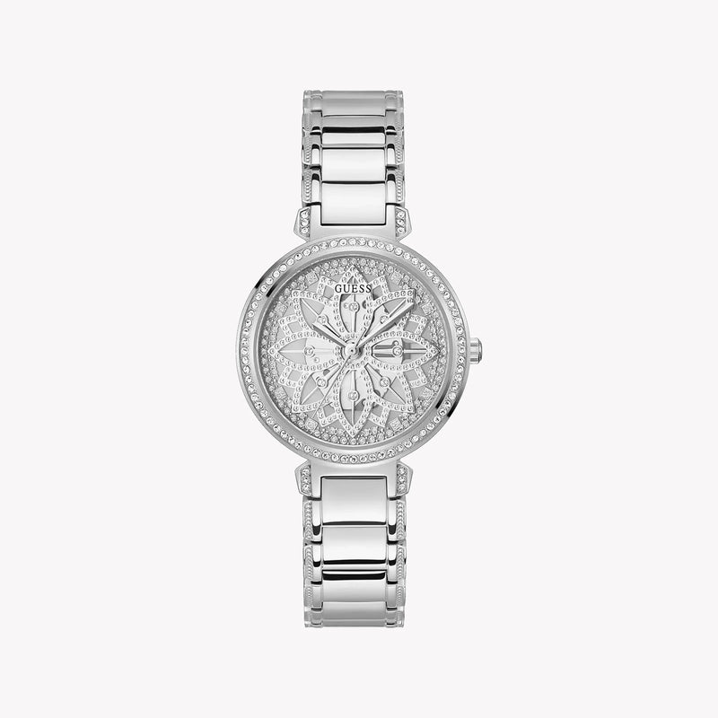 Guess Watches Women's Silver Stainless Steel, Silver Dial | Gw0528l1 by i-watch