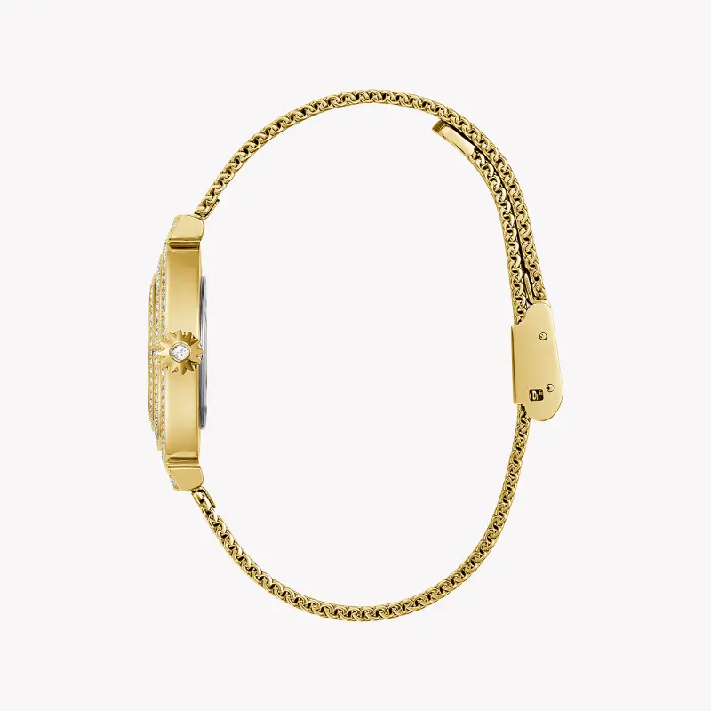 Guess Women's Gold Stainless Steel Watch, Gold Dial | Gw0550l2 by i-watch
