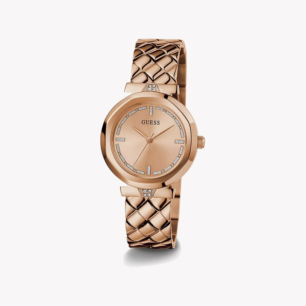 GUESS Women's Rose Gold Watch, Stainless Steel | GW0613L3