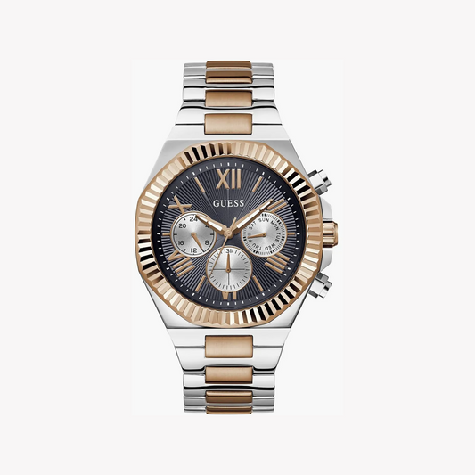 Guess Men's Silver/Gold, Multicolor Watch | Gw0703g4