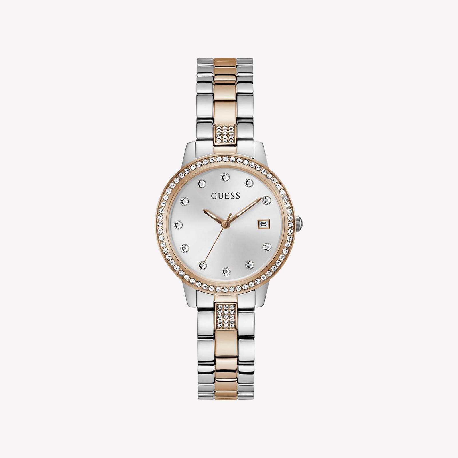Guess Heartless White Round Dial Quartz Analog Women Watch