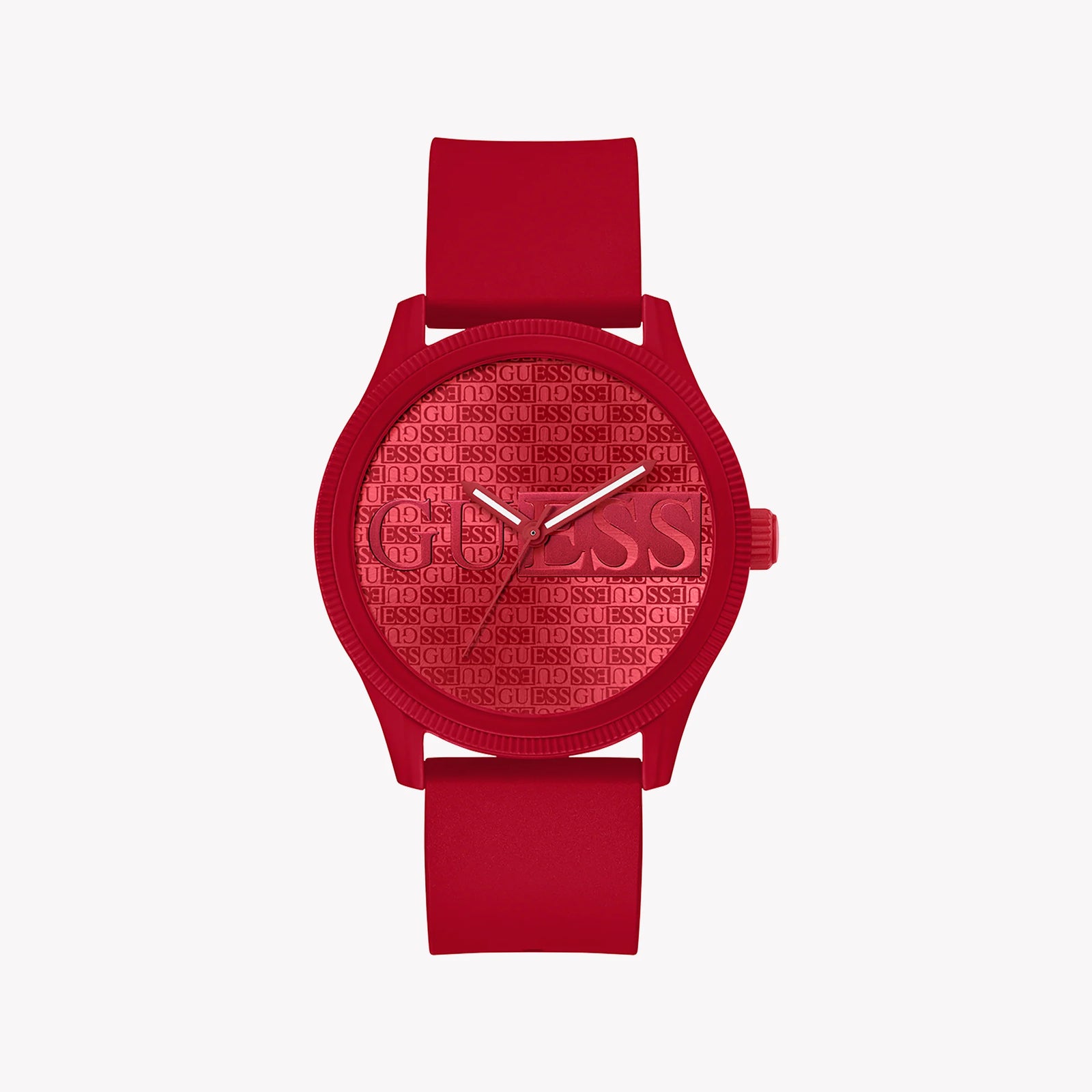 Guess Men's Red Silicone Watch | Gw0780g2 by i-watch