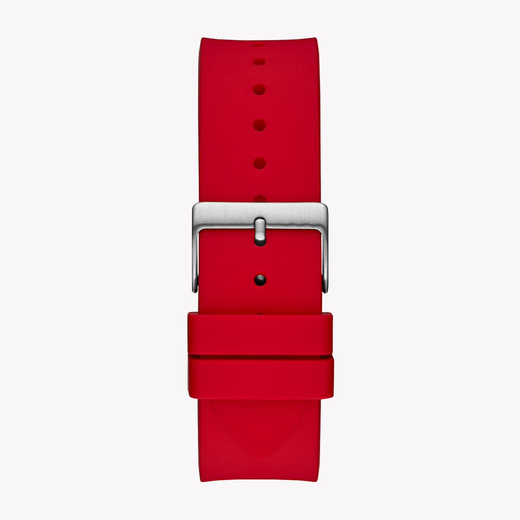 Guess Men's Red Silicone Watch | Gw0780g2