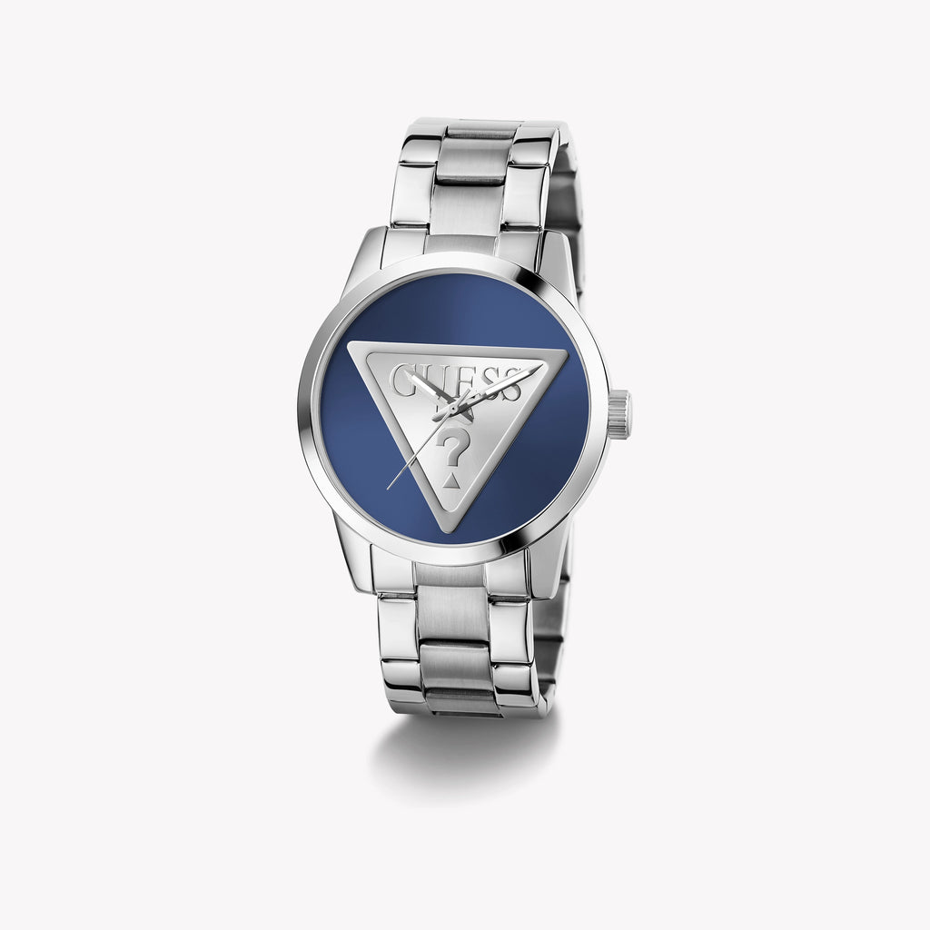 GUESS Men's Stainless Steel Blue & Silver Watch | GW0782G3