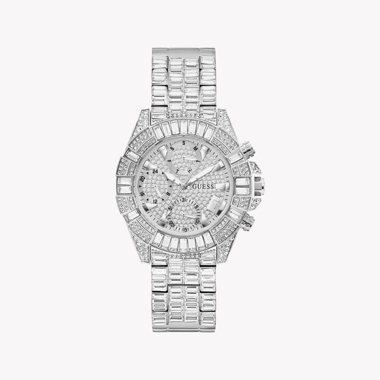 Guess Women's Silver Watch, Stainless Steel | Gw0812l1