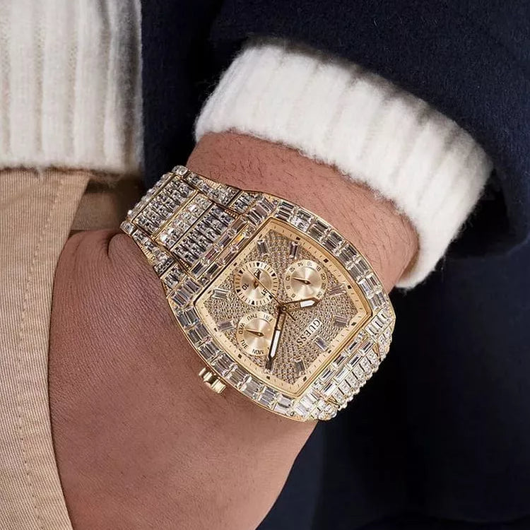 Guess Men's Gold Stainless Steel Watch | Gw0816g2