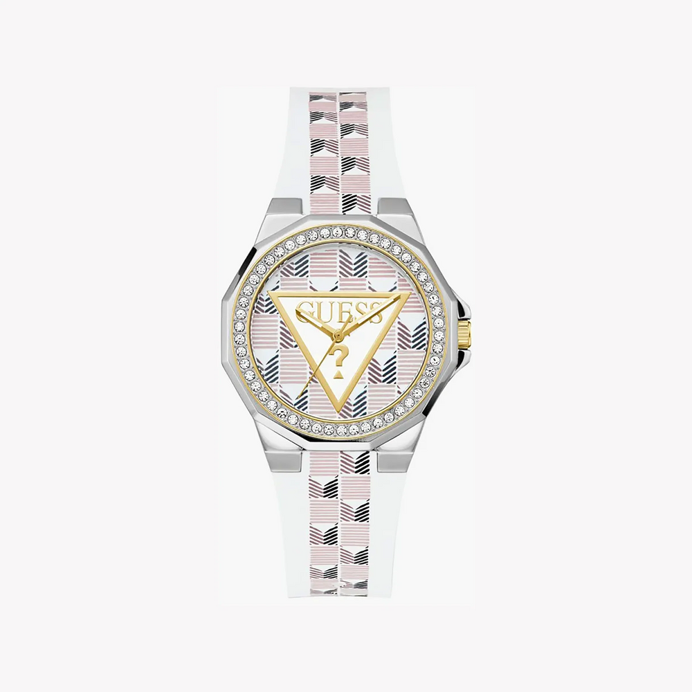 Guess Women's Silver/White, Multicolor Dial | Gw0834l1 by i-watch