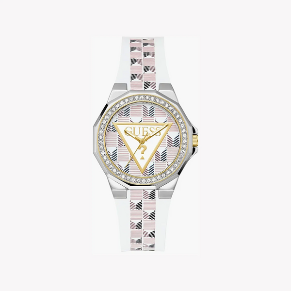 Guess Women's Silver/White, Multicolor Dial | Gw0834l1 by i-watch