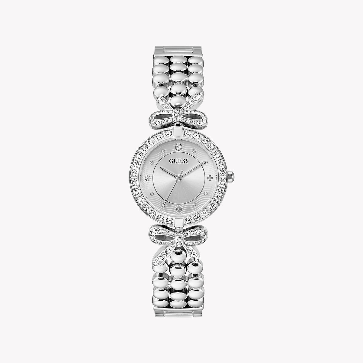 Guess Women's Silver Stainless Steel Watch | Gw0838l1