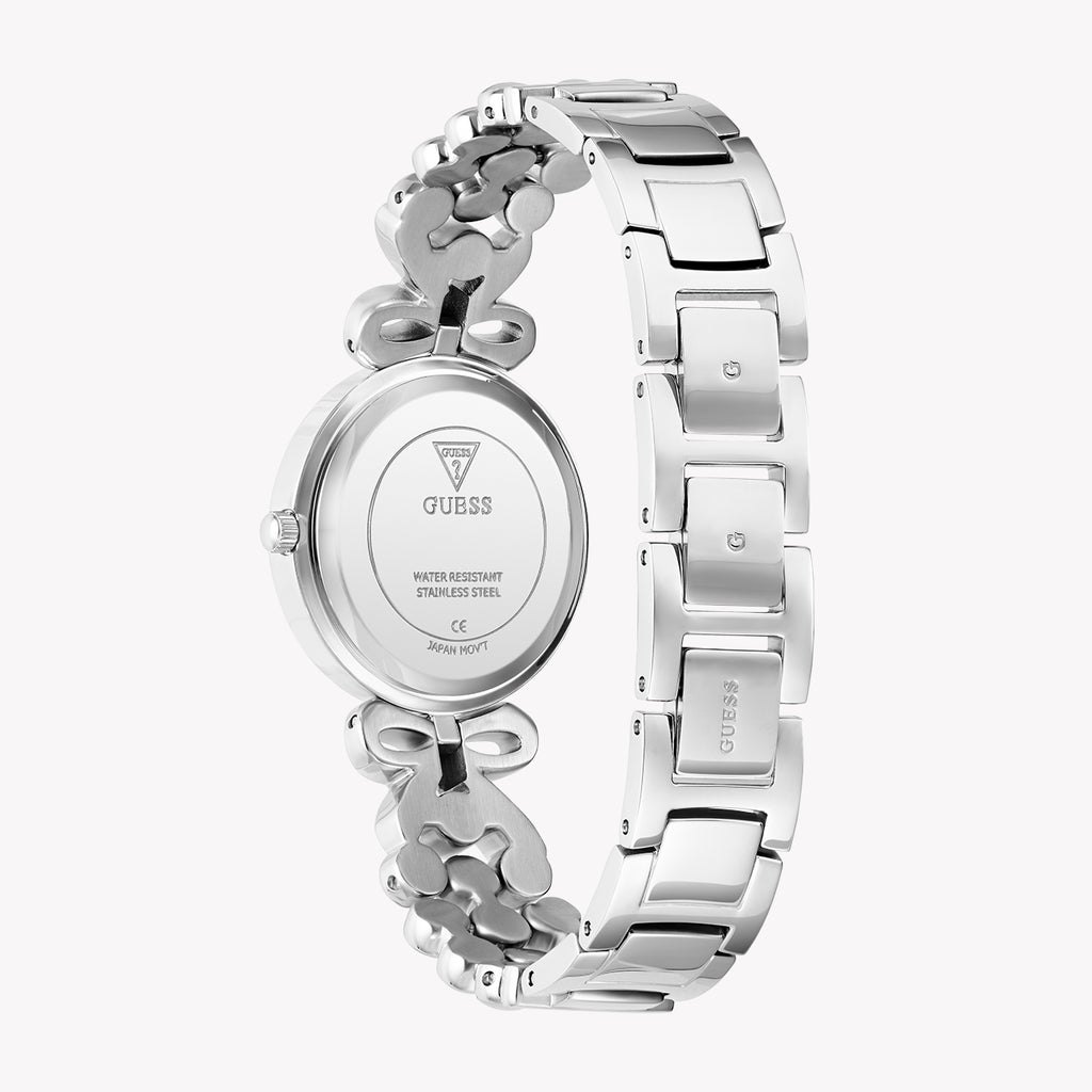 Guess Women's Silver Stainless Steel Watch | Gw0838l1
