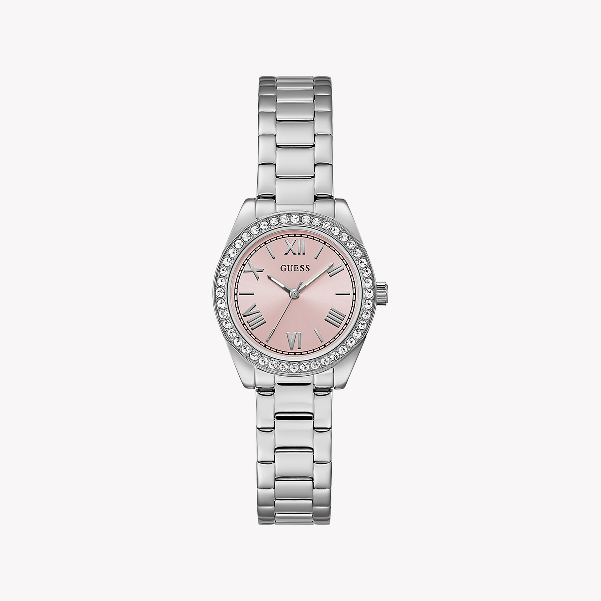 Guess Women's Silver Stainless Steel Watch | Gw0841l4