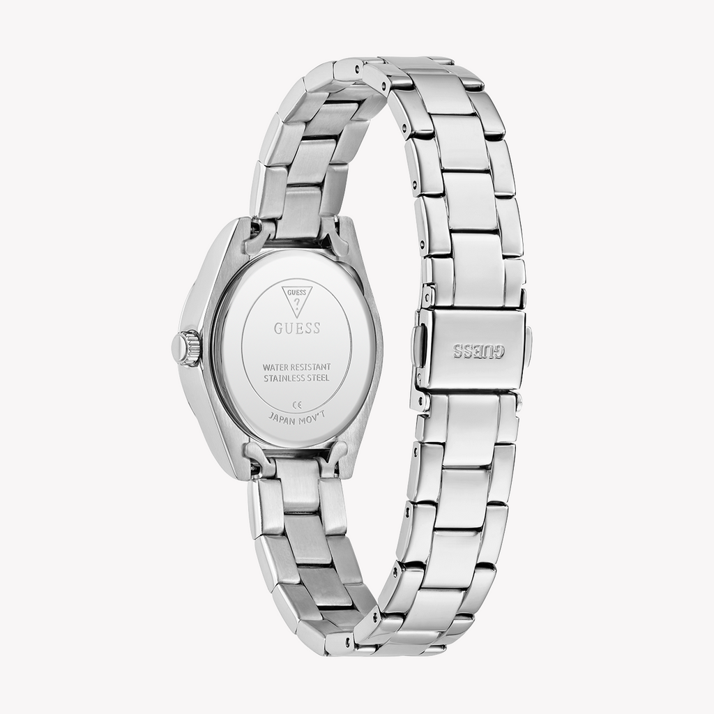Guess Women's Silver Stainless Steel Watch | Gw0841l4