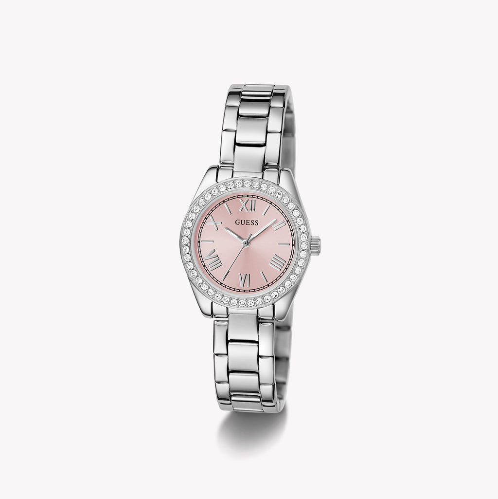 Guess Women's Silver Stainless Steel Watch | Gw0841l4
