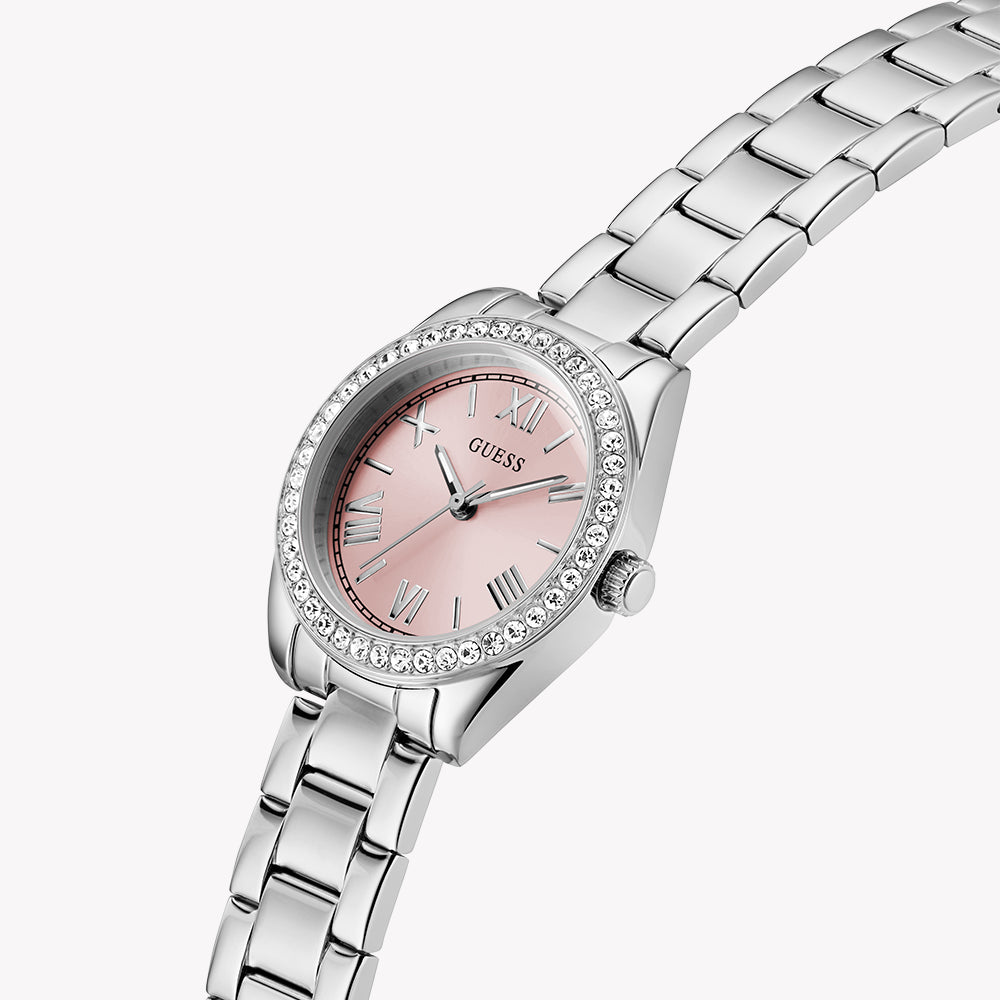 Guess Women's Silver Stainless Steel Watch | Gw0841l4