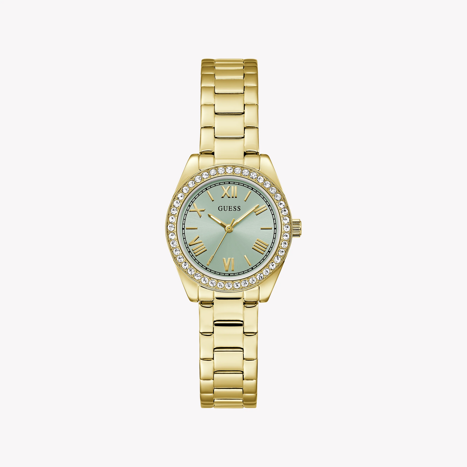 Guess Women's Gold Stainless Steel Watch, Blue Dial | Gw0841l5 by i-watch