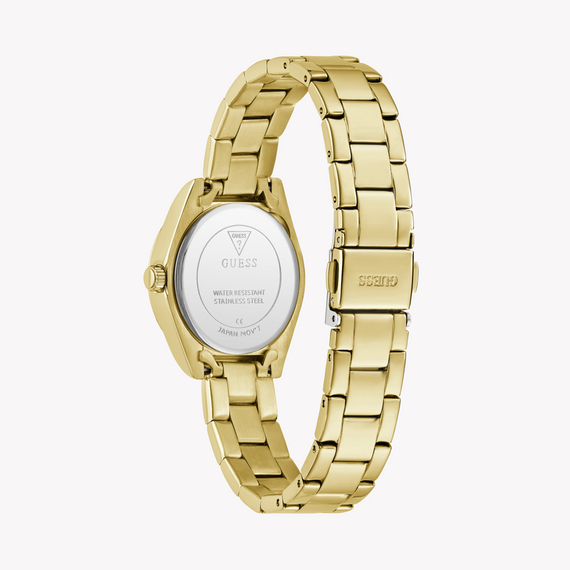 Guess Women's Gold Stainless Steel Watch, Blue Dial | Gw0841l5 by i-watch