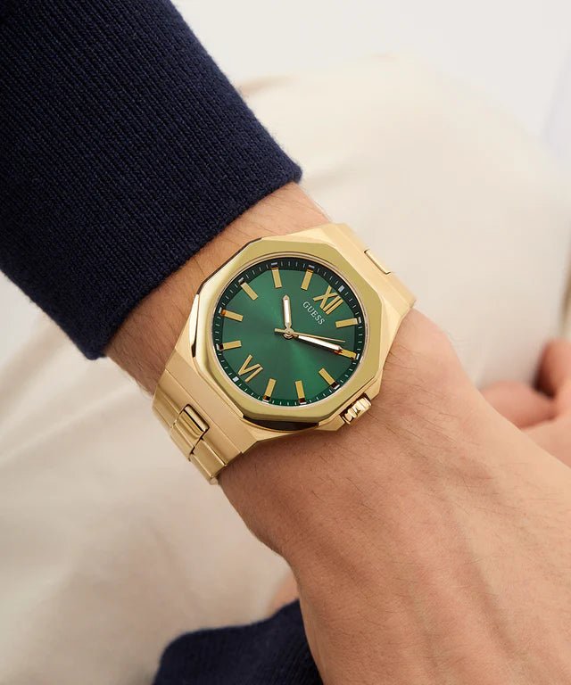 GUESS GW0849G2 Gold Stainless Steel Watch with Green Dial-i-Watch-5