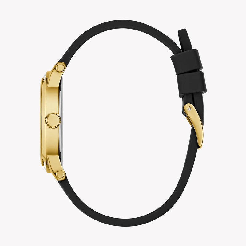 Guess Women's Gold/Black Silicone Watch | Gw0860l1 by i-watch