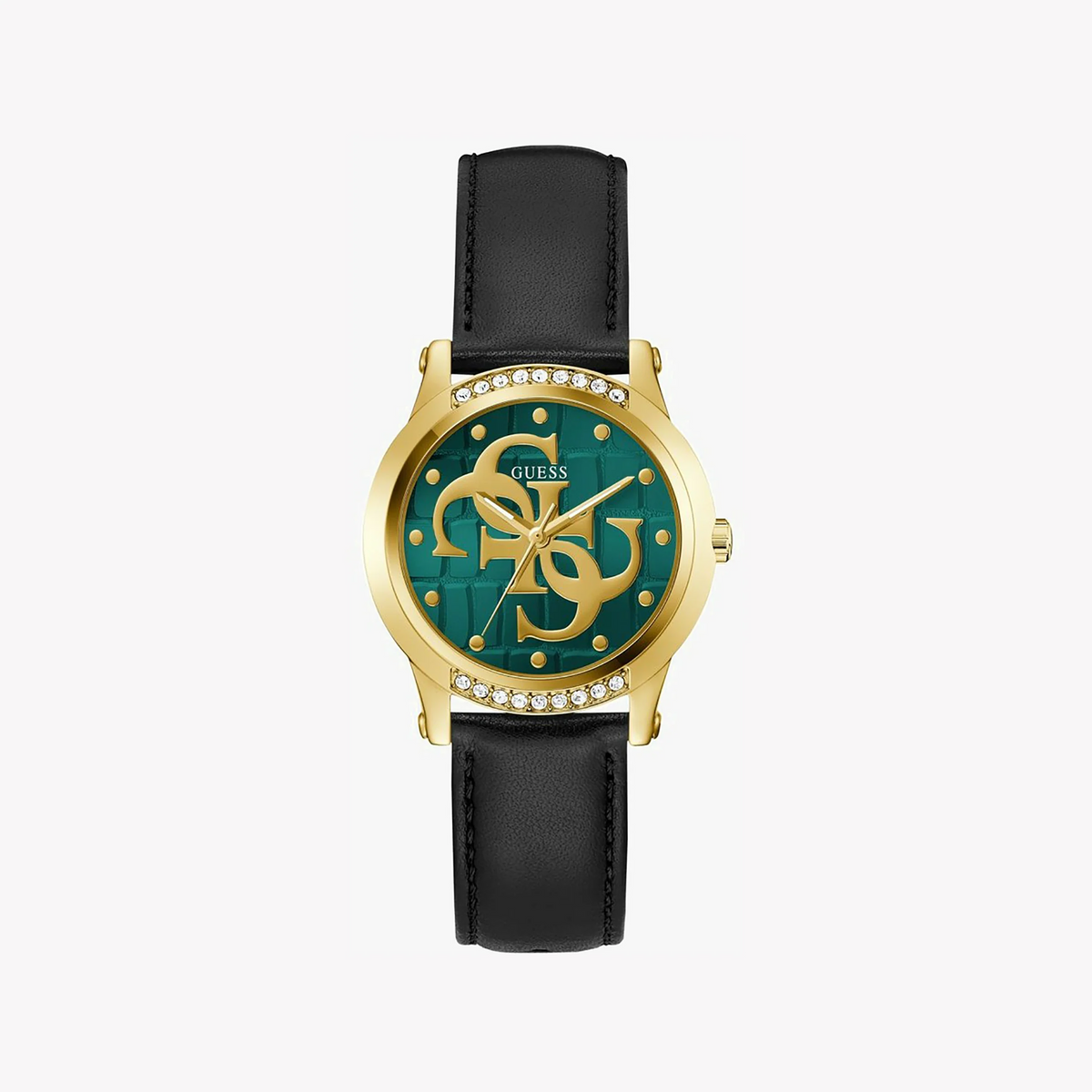 Guess Women's Gold/Green, Leather/Black | Gw0860l6 by i-watch