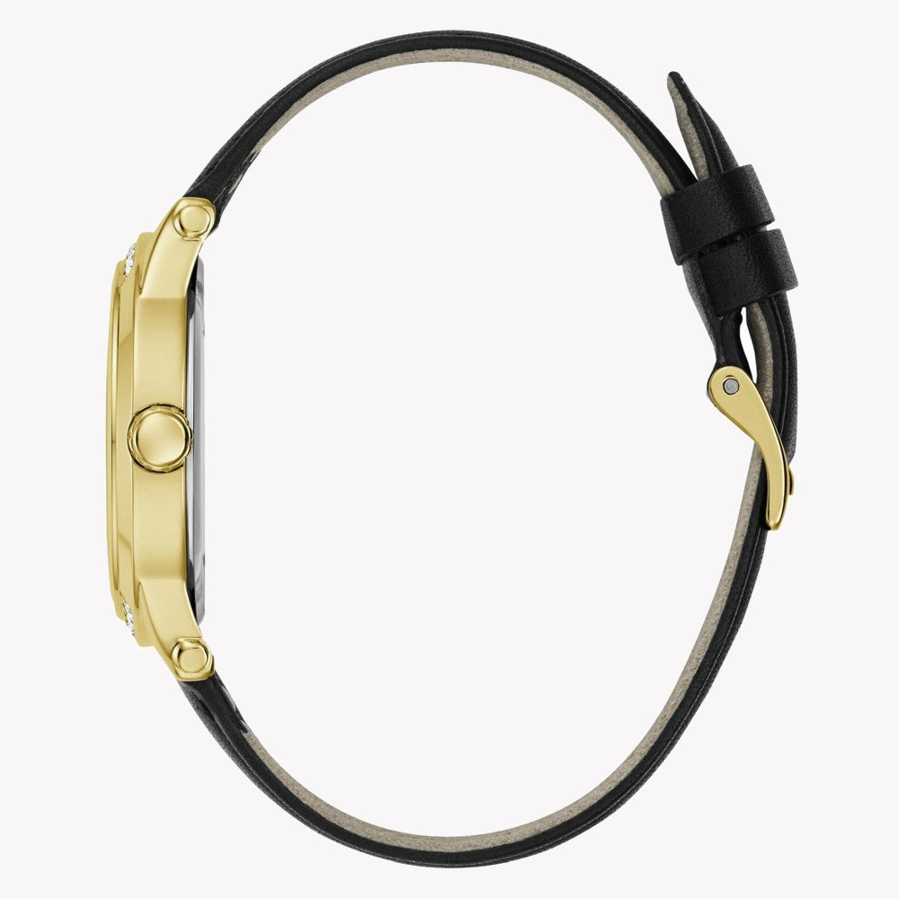 Guess Women's Gold/Green, Leather/Black | Gw0860l6